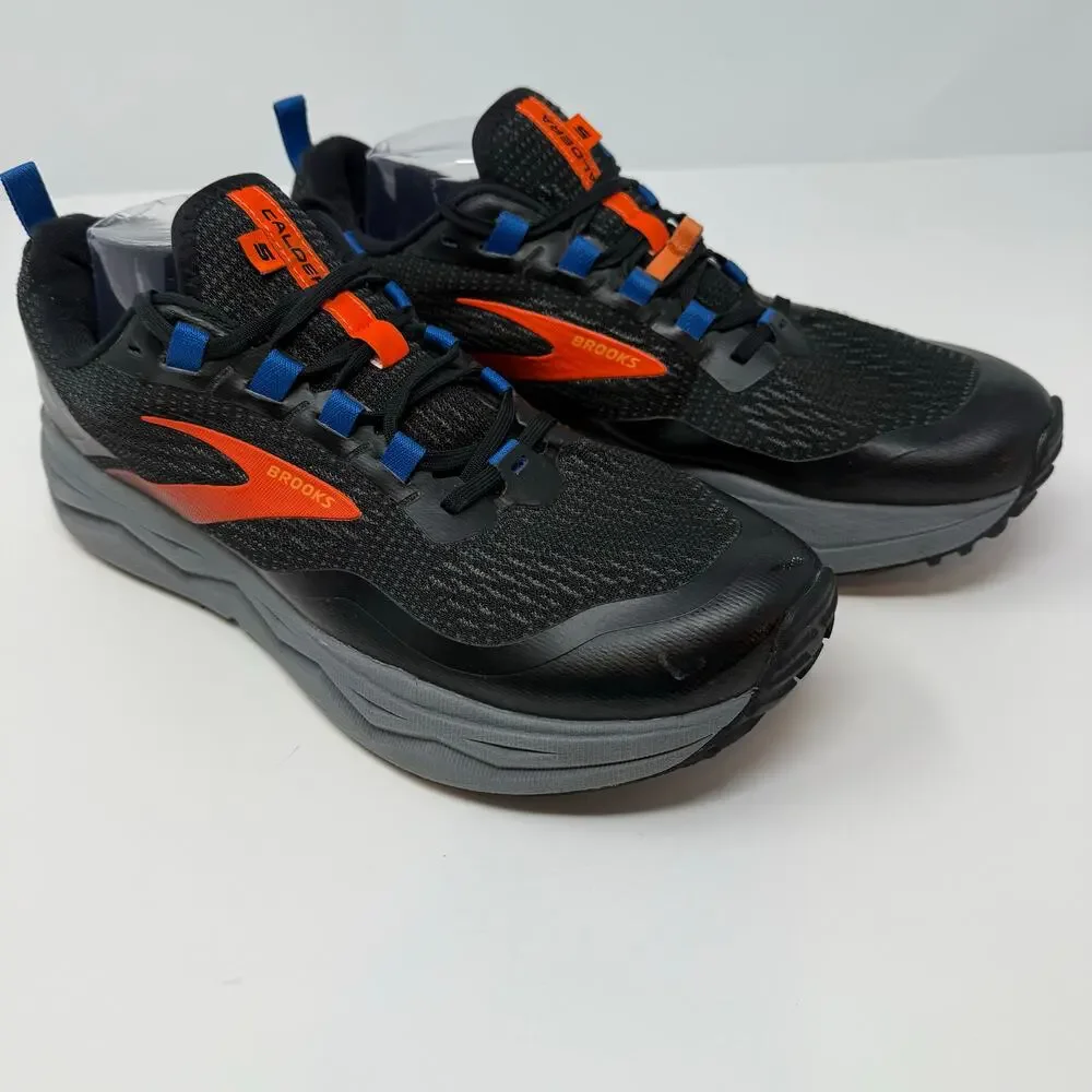 Brooks Caldera Trail Shoes Men's Size 11.5 Black Orange Trail Running Outdoor - Picture 11 of 12